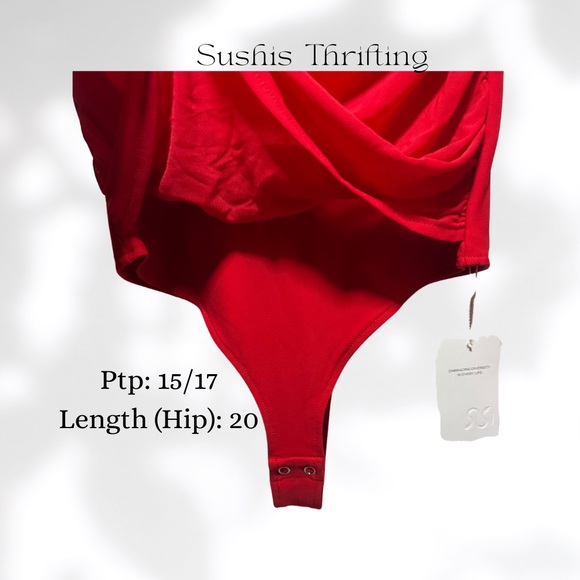 ReoRia Ruched Long Sleeve Bodysuit - Picture 3 of 6